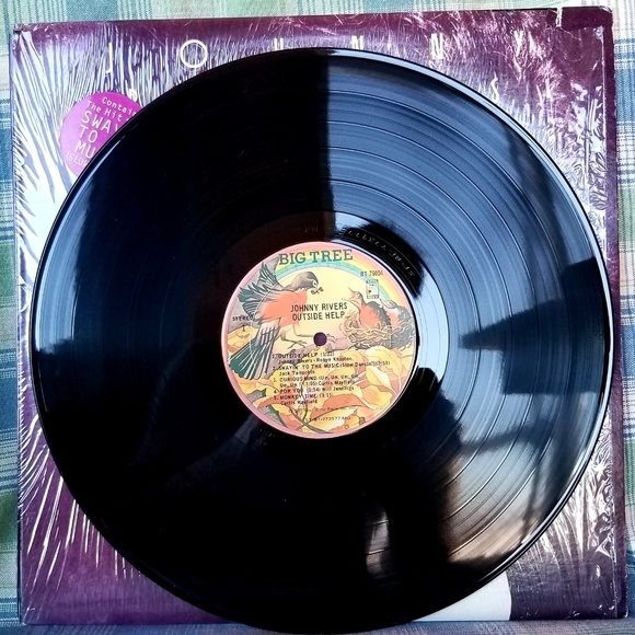 Johnny Rivers-Outside Help Vintage vinyl record Lp - Picture 2 of 3